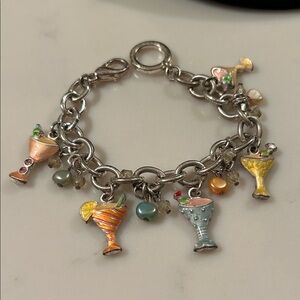 Charming Cocktail Charm Bracelet